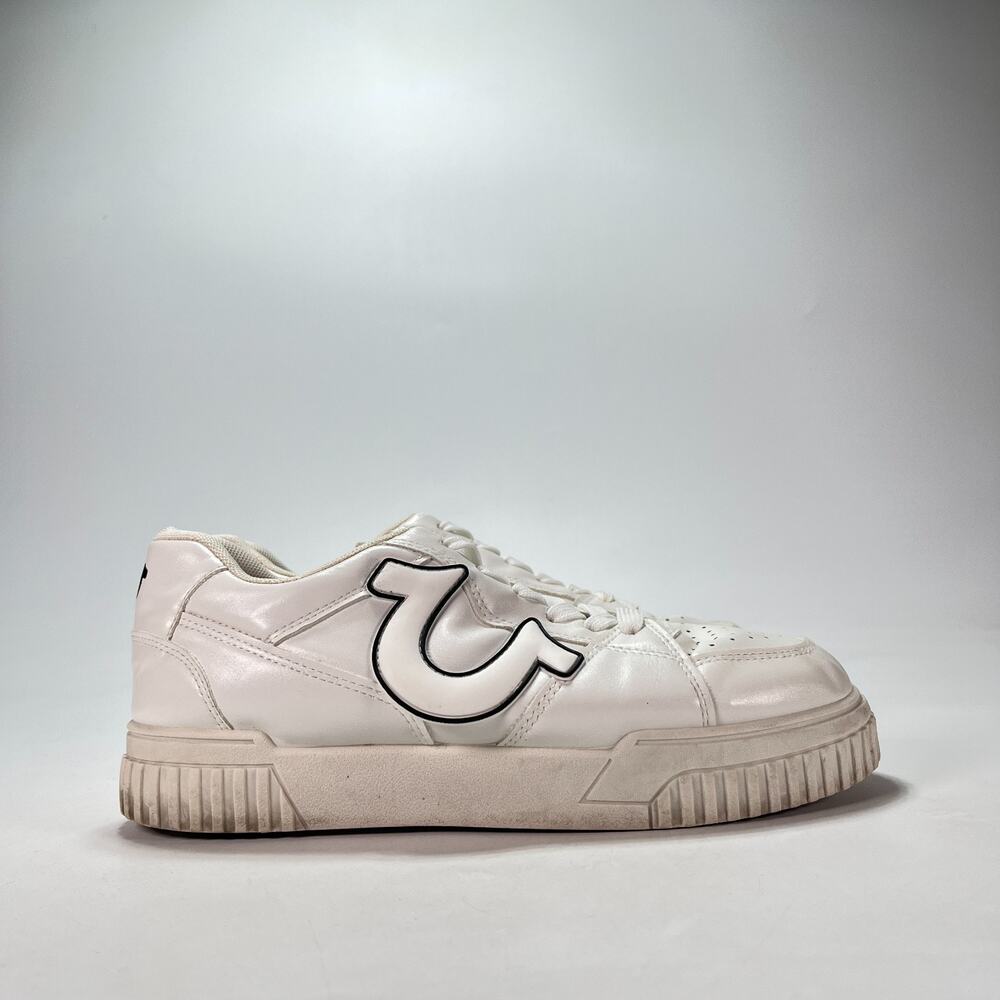 True Religion Stashaus White Low Top Casual Lifestyle Sneakers Women's Size 8